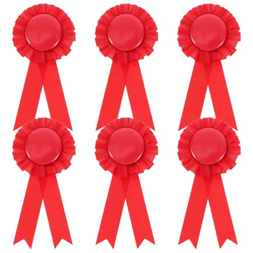 JECOMPRIS 6 Stück Abzeichen und Korsage Brautnadel Braut-Abzeichen Abzeichen aus Weißblech Abschlussnadeln Revers-Abzeichen Anstecknadel aus Weißblech Abzeichen Dekoration Stoff rot JECOMPRIS 6 Stück Abzeichen und Korsage Brautnadel Braut-Abzeichen Abzeichen aus Weißblech Abschlussnadeln Revers-Abzeichen Anstecknadel aus Weißblech Abzeichen Dekoration Stoff rot von JECOMPRIS