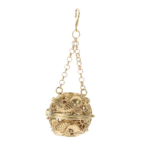 JECOMPRIS Aromatherapie Anhänger Retro Diffusor Kette Hohle Duftkugel für Ätherische Öle Vintage Censer Dekoration Aromatherapie Schmuck für Damen und Herren von JECOMPRIS