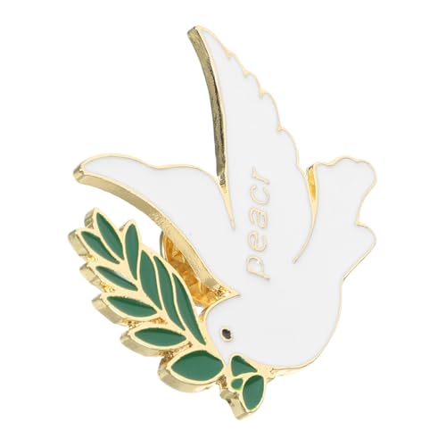 JECOMPRIS Tauben Brosche Für Damen Vintage Friedenstaube Anstecknadel Schmuck Für Kleidung Schalnadeln Mit Nadel Accessoires Für Damenbekleidung von JECOMPRIS