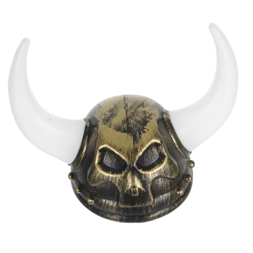 JECOMPRIS Römische Kriegerhut Dekorationshut Maskeradehut Lustiger Halloween-hut Wikingerspielzeug Festivalhut Hut Zum Verkleiden Kopfbedeckung Helmhörner Wikingerhut Golden Plastik JECOMPRIS Römische Kriegerhut Dekorationshut Maskeradehut Lustiger Halloween-hut Wikingerspielzeug Festivalhut Hut Zum Verkleiden Kopfbedeckung Helmhörner Wikingerhut Golden Plastik von JECOMPRIS