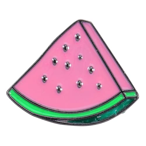 JECOMPRIS Wassermelonenbrosche Wassermelone kleine Anstecknadel Brosche mit Wassermelone Wassermelonen-Kleidungsnadel Wassermelonen-Pin-Abzeichen Wassermelonen-Charme-Anstecknadel Legierung von JECOMPRIS