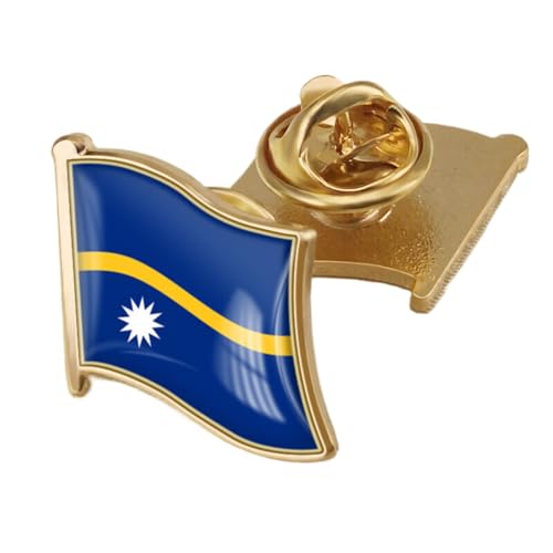 Brosche Mit Nauru-Flagge Für Damen Und Herren – Brosche Mit Nauru-Karte, Emaille-Anstecknadel, Kleidung, Rucksack-Abzeichen, Modische Anstecknadel, Schmuck, Reise-Anstecknadel, Kleidung, Rucksack- von JEDTAKCT