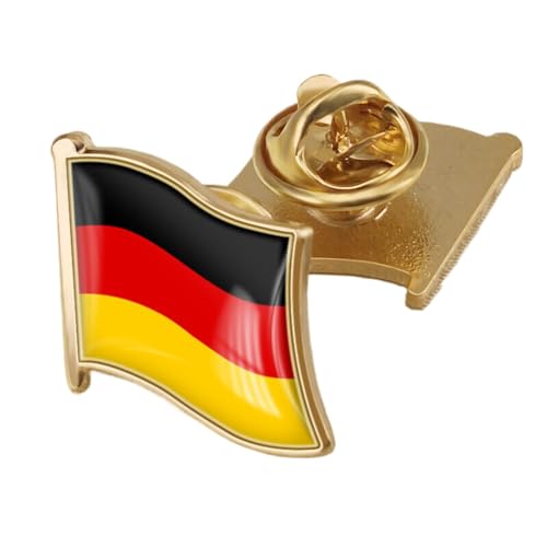 Deutschland-Flagge-Brosche – Flaggen-Anstecknadel, Nationales Emblem, Brosche, Patriotisches Abzeichen, Anstecknadel Für Kleidung, Taschen, Hemd, Rucksack, Kunsthandwerk, Für Männer Und Frauen, von JEDTAKCT