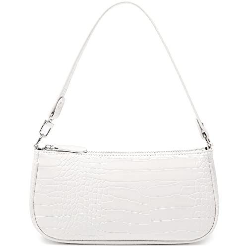 JEEHAN Gesteppte Umhängetaschen für Frauen Designer Schulter Handtaschen Kleine Geldbörse, E1-weiß, 10.6”x5.1“x2.1” JEEHAN Gesteppte Umhängetaschen für Frauen Designer Schulter Handtaschen Kleine Geldbörse, E1-weiß, 10.6”x5.1“x2.1” von JEEHAN