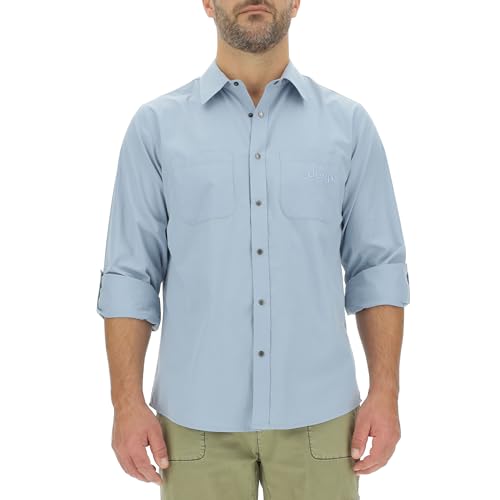 JEEP Herren J Man Cotton Long Sleeves Roll-up Tab Shirt J24s Langärmeliger Pullover, Bluewing 19-4121, M JEEP Herren J Man Cotton Long Sleeves Roll-up Tab Shirt J24s Langärmeliger Pullover, Bluewing 19-4121, M von JEEP