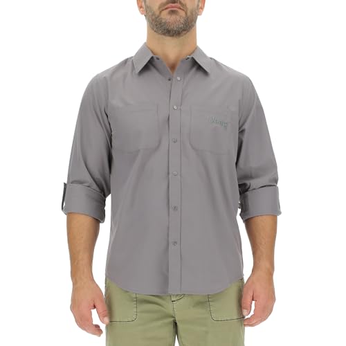 JEEP Herren J Man Cotton Long Sleeves Roll-up Tab Shirt J24s Langarmshirt, Dunkelgrau, XXL JEEP Herren J Man Cotton Long Sleeves Roll-up Tab Shirt J24s Langarmshirt, Dunkelgrau, XXL von JEEP