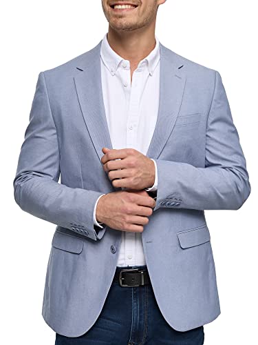 JEFF Herren George Sakko mit Stretch | Anzugjacke Herrenjackett Herrenblazer Sky Way 54 von JEFF