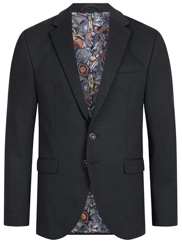 JEFF Herren JFMax Sakko mit Stretch | Anzugjacke Herrenjackett Herrenblazer Mini Herringbone, 50 von JEFF
