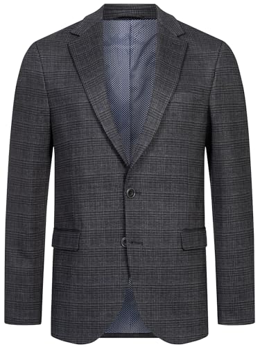 JEFF Herren JFOliver Sakko mit Stretch | Klassische Anzugjacke Herrenjackett Check, 48 von JEFF