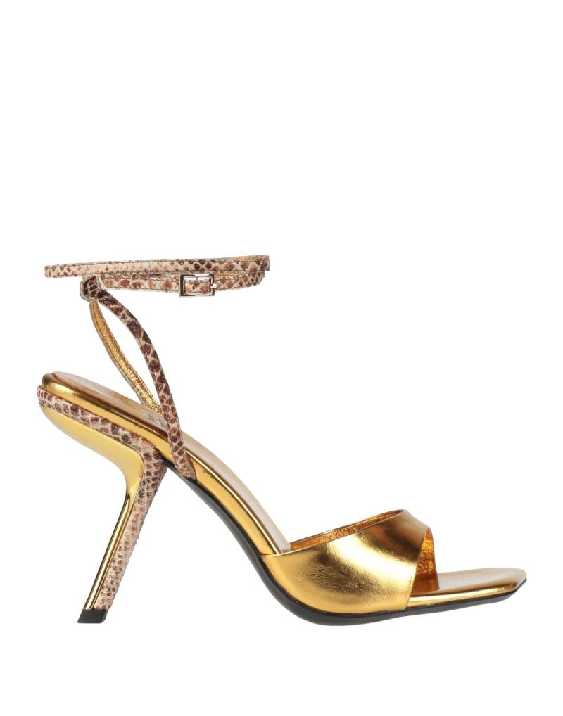 JEFFREY CAMPBELL Sandale Damen Gold von JEFFREY CAMPBELL