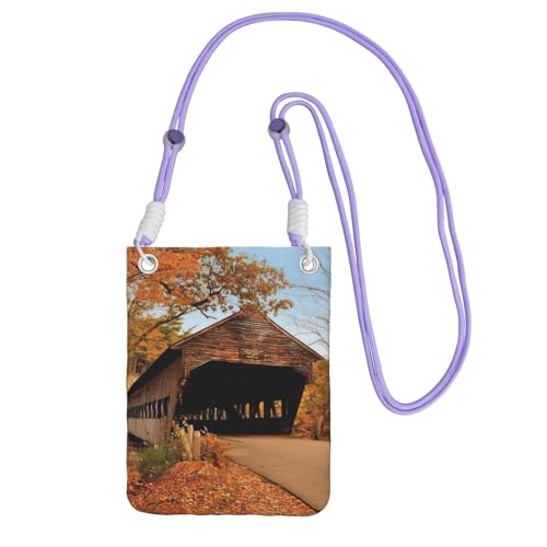 JEJEA Albany Crossbody-Tasche für Damen und Herren, mit verstellbarem Riemen, für Reisen, Einkaufen, violett, Einheitsgröße JEJEA Albany Crossbody-Tasche für Damen und Herren, mit verstellbarem Riemen, für Reisen, Einkaufen, violett, Einheitsgröße von JEJEA