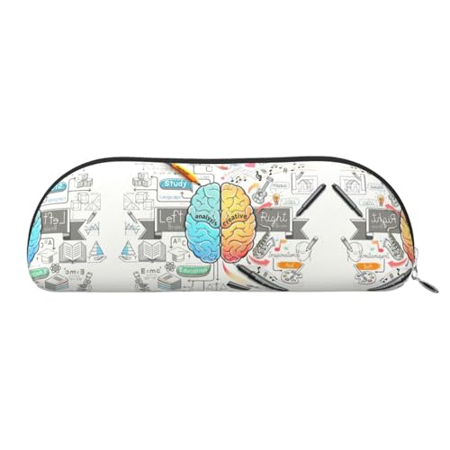 JEJEA Federmäppchen aus Leder mit Reißverschluss, Federmäppchen, Federmäppchen, Federmäppchen, Make-up-Kosmetiktasche, silber, Einheitsgröße, Kulturbeutel von JEJEA