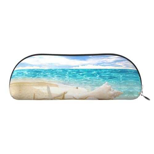 JEJEA Federmäppchen aus Leder mit Reißverschluss, Federmäppchen, Federmäppchen, Federmäppchen, Make-up-Kosmetiktasche, silber, Einheitsgröße, Kulturbeutel von JEJEA