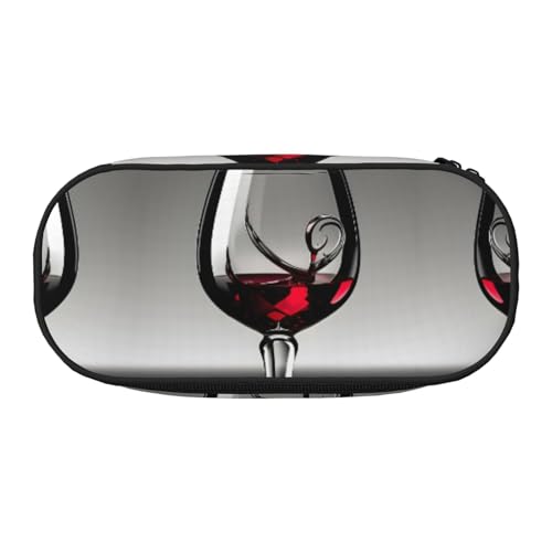 JEJEA Federmäppchen mit Weinglas-Aufdruck, großes Fassungsvermögen, große Aufbewahrung, hohe Kapazität, Beutelhalter, Organizer, Schwarz , Einheitsgröße, Taschen-Organizer JEJEA Federmäppchen mit Weinglas-Aufdruck, großes Fassungsvermögen, große Aufbewahrung, hohe Kapazität, Beutelhalter, Organizer, Schwarz , Einheitsgröße, Taschen-Organizer von JEJEA