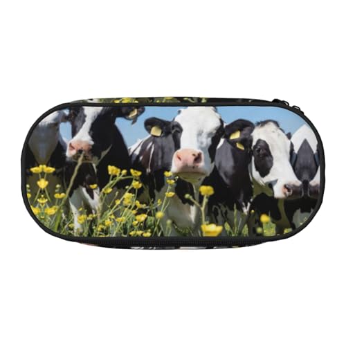 JEJEA Federmäppchen mit großem Fassungsvermögen, großes Fassungsvermögen, große Aufbewahrung, hohe Kapazität, Beutel, Organizer, Schwarz / Weiß, Schwarz , Einheitsgröße, Taschen-Organizer von JEJEA