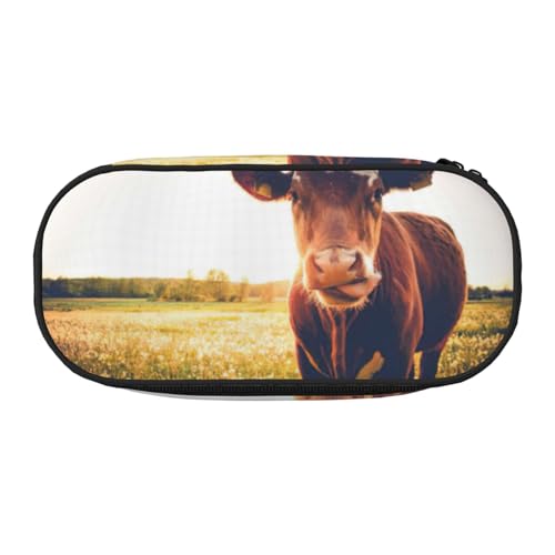 JEJEA Federmäppchen mit großem Fassungsvermögen, großes Fassungsvermögen, große Kapazität, Tasche mit Tiermotiv, Schwarz , Einheitsgröße, Taschen-Organizer von JEJEA