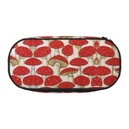 JEJEA Federmäppchen mit großem Fassungsvermögen, großes Fassungsvermögen, große Kapazität, Tasche mit großem Fassungsvermögen, Rot / Weiß, Schwarz , Einheitsgröße, Taschen-Organizer von JEJEA