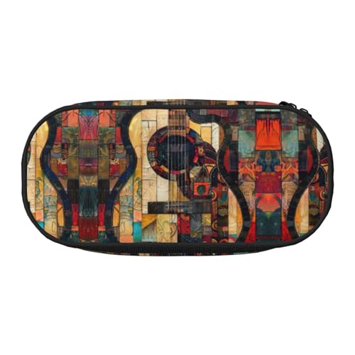 JEJEA Federmäppchen mit großem Fassungsvermögen, großes Fassungsvermögen, große Kapazität, Tasche mit großem Fassungsvermögen, Schwarz , Einheitsgröße, Taschen-Organizer von JEJEA