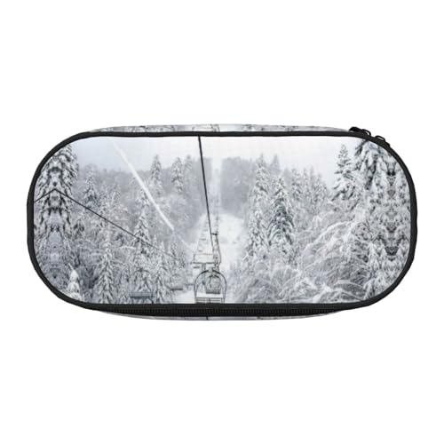 JEJEA Federmäppchen mit großem Fassungsvermögen, großes Fassungsvermögen, großes Fassungsvermögen, Tasche mit hoher Kapazität, Organizer, Schwarz , Einheitsgröße, Taschen-Organizer von JEJEA