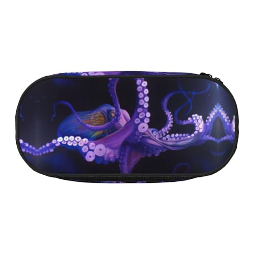 JEJEA Federmäppchen mit großem Fassungsvermögen, mit großem Fassungsvermögen, mit großem Fassungsvermögen, Violett, Tasche, Schwarz , Einheitsgröße, Taschen-Organizer von JEJEA