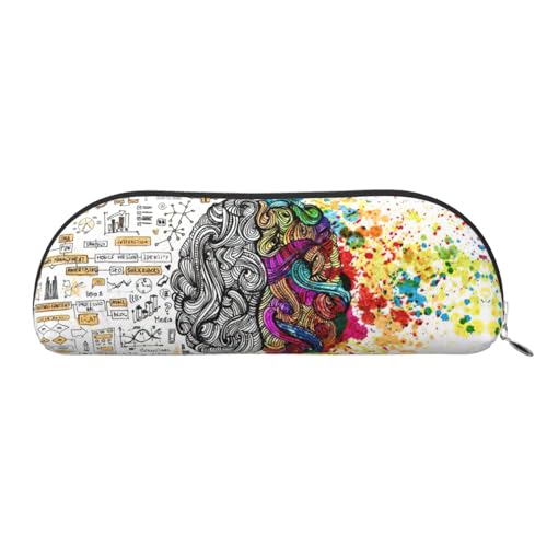 JEJEA Leder-Federmäppchen mit Reißverschluss, Federmäppchen, Federmäppchen, Stiftetasche, Make-up-Kosmetiktasche, silber, Einheitsgröße, Kulturbeutel von JEJEA