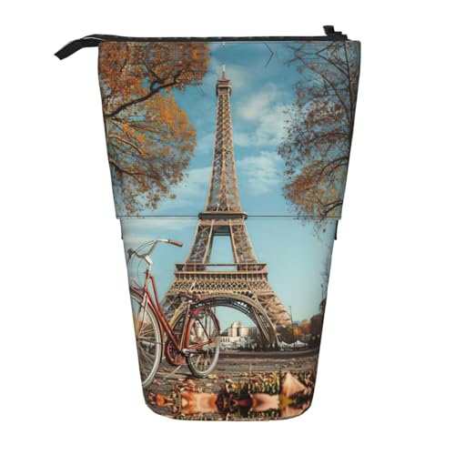 JEJEA Multifunktionales Teleskop-Federmäppchen mit Eiffelturm-Motiv, niedliches Schreibwaren-Federmäppchen, tragbare Kosmetiktasche, Schwarz , Einheitsgröße, Taschen-Organizer JEJEA Multifunktionales Teleskop-Federmäppchen mit Eiffelturm-Motiv, niedliches Schreibwaren-Federmäppchen, tragbare Kosmetiktasche, Schwarz , Einheitsgröße, Taschen-Organizer von JEJEA