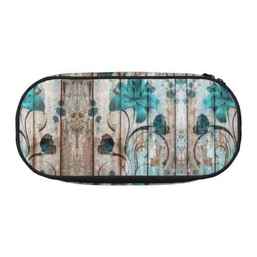 JEJEA Stifteetui mit großem Fassungsvermögen, große Aufbewahrung, große Kapazität, große Kapazität, Beutel, Organizer, Blaugrün, Schwarz , Einheitsgröße, Taschen-Organizer von JEJEA