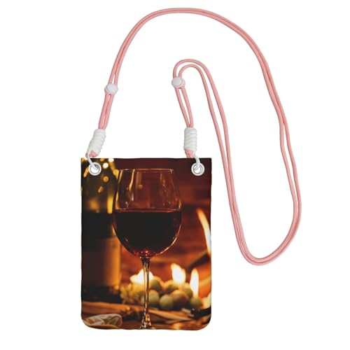 JEJEA Umhängetasche für Damen und Herren, mit verstellbarem Riemen, für Reisen, Einkaufen, rose, Einheitsgröße JEJEA Umhängetasche für Damen und Herren, mit verstellbarem Riemen, für Reisen, Einkaufen, rose, Einheitsgröße von JEJEA