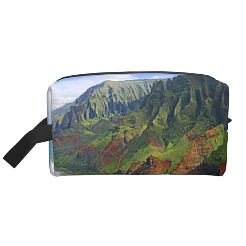 Kauai Hawaii Seashore Print Reise Kulturbeutel Geräumige Kapazität Kosmetiktasche für Frauen Kulturtasche für Männer, weiß, Einheitsgröße Kauai Hawaii Seashore Print Reise Kulturbeutel Geräumige Kapazität Kosmetiktasche für Frauen Kulturtasche für Männer, weiß, Einheitsgröße von JEJEA