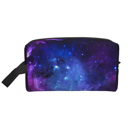 Kulturbeutel mit Galaxie-Aufdruck, geräumige Kapazität, Kosmetiktasche für Damen, Kulturbeutel für Herren, weiß, Einheitsgröße Kulturbeutel mit Galaxie-Aufdruck, geräumige Kapazität, Kosmetiktasche für Damen, Kulturbeutel für Herren, weiß, Einheitsgröße von JEJEA