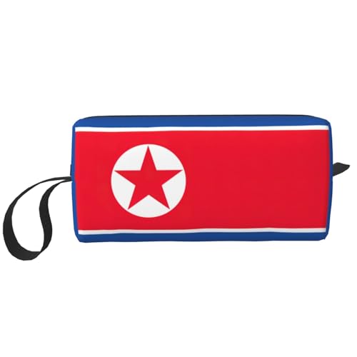 Make-up-Tasche mit koreanischer Flagge, langlebige Kosmetiktasche, Make-up-Reisetasche, ideales Geschenk für Damen und Herren, weiß, Einheitsgröße von JEJEA