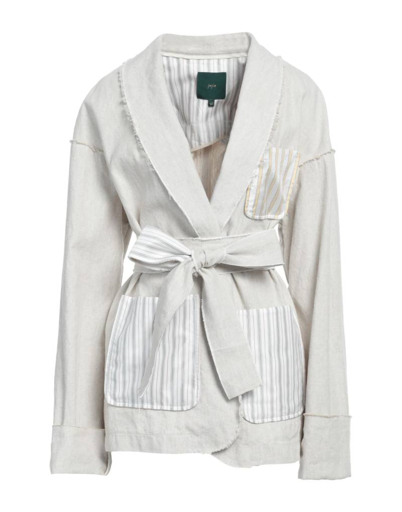 JEJIA Jacke & Anorak Damen Hellgrau von JEJIA