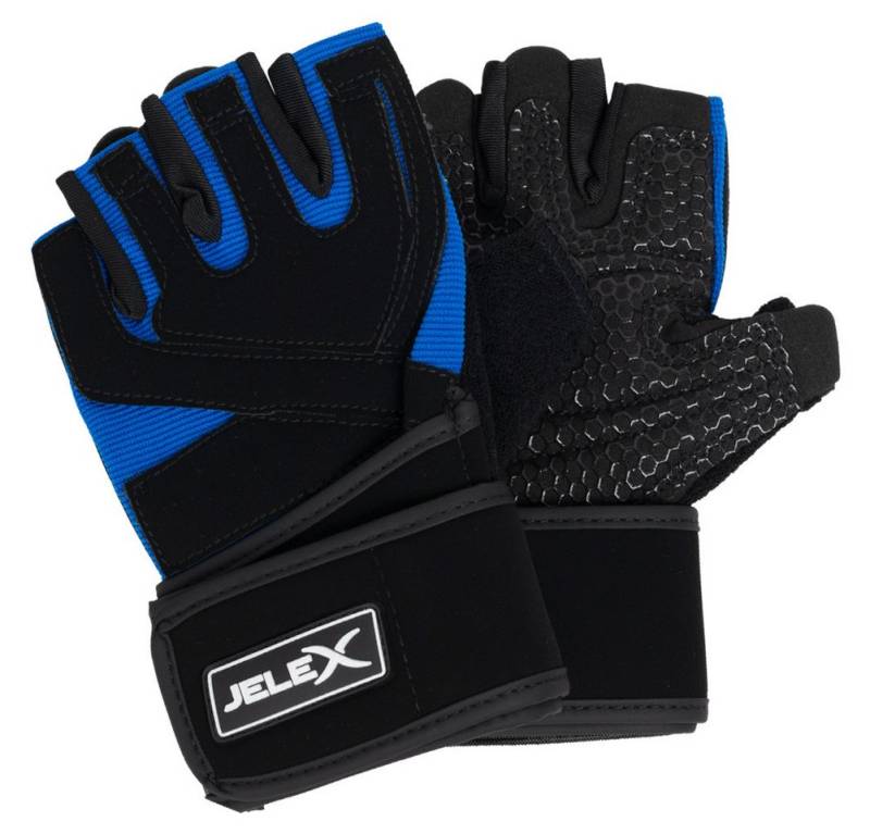 JELEX Trainingshandschuhe Power Premium gepolsterte Trainingshandschuhe leicht gepolsterte Handflächen und genoppte Struktur von JELEX