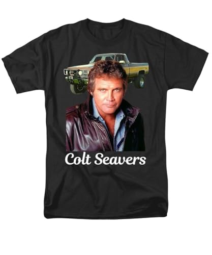 End T-Shirt Colt Seavers Lee Majors The Fall Guy Adult Size S-4XL BlackLarge von JELU