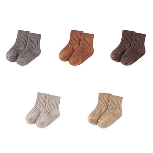 JELYLOVE Unisex Baby Junge Mädchen Socken aus Baumwolle Weich und Komfortabel Babyzubehör Neugeboren von JELYLOVE