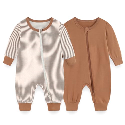 JELYLOVE Unisex Langarm Baby Jungen Mädchen Spieler 0-24 Monate 95% Rayon aus Bambus 5% Elasthan Neugeborene Bekleidung von JELYLOVE
