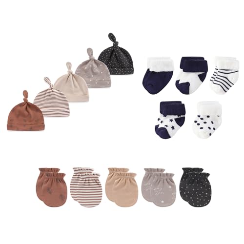 JELYLOVE Unisex Neugeborene Jungen Mädchen Mützen Handschuhe Socken Sets 15er Pack Weich Komfortabel Babyzubehör Neugeboren JELYLOVE Unisex Neugeborene Jungen Mädchen Mützen Handschuhe Socken Sets 15er Pack Weich Komfortabel Babyzubehör Neugeboren von JELYLOVE