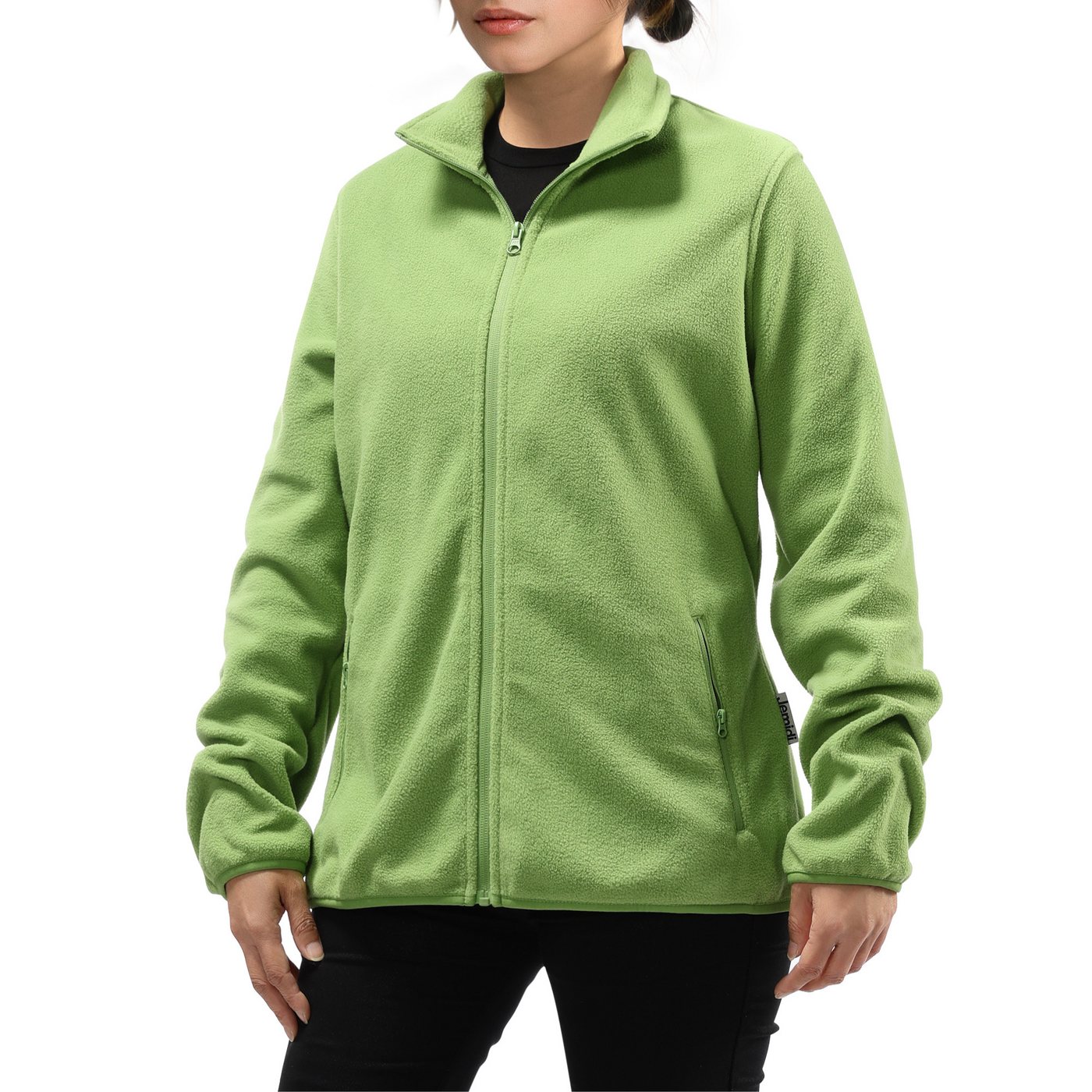 JEMIDI Fleecejacke Frauen Fleece Jacke - Damen Fleecejacke Full-Zip - 100% Polyester (1-St) von JEMIDI