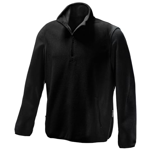 JEMIDI Herren Fleece Jacke - Männer Fleecejacke Half-Zip - 100% Polyester - Sweatjacke Strickjacke für Herren - Übergangsjacke - Verschiedene Größen und Farben von JEMIDI