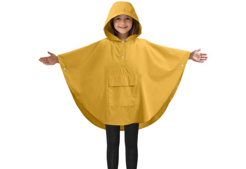 JEMIDI Poncho Kinder Regenponcho Wasserdicht - Regencape Jungen und Mädchen - Poncho (1-St) von JEMIDI