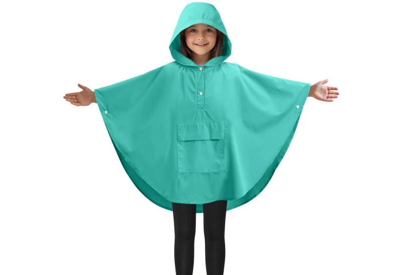 JEMIDI Poncho Kinder Regenponcho Wasserdicht - Regencape Jungen und Mädchen - Poncho (1-St) von JEMIDI