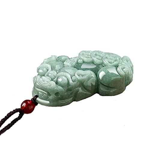 Halsketten Feng Shui Reichtum Jade Anhänger Halskette Natur schwimmende Blume Jade Pixiu/Pi Yao Anhänger Halskette Heilstein Amulett ziehen Reichtum Talisman für Wohlstand Silber Halsketten Feng Shui Reichtum Jade Anhänger Halskette Natur schwimmende Blume Jade Pixiu/Pi Yao Anhänger Halskette Heilstein Amulett ziehen Reichtum Talisman für Wohlstand Silber von JEMITA
