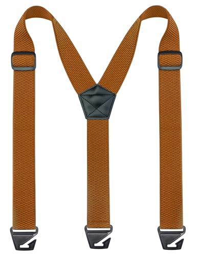JEMYGINS Herren Arbeitshosenträger Outdoor Hosenträger Y-Typ längenverstellbar Braun JEMYGINS Herren Arbeitshosenträger Outdoor Hosenträger Y-Typ längenverstellbar Braun von JEMYGINS