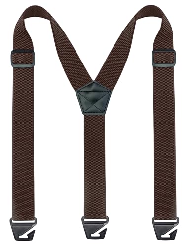 JEMYGINS Herren Arbeitshosenträger Outdoor Hosenträger Y-Typ längenverstellbar Kaffeebraun JEMYGINS Herren Arbeitshosenträger Outdoor Hosenträger Y-Typ längenverstellbar Kaffeebraun von JEMYGINS