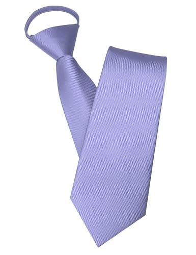 JEMYGINS Herren Reißverschlusskrawatte Lavendelviolett Krawatte - Eleganter Look in Sekundenschnelle JEMYGINS Herren Reißverschlusskrawatte Lavendelviolett Krawatte - Eleganter Look in Sekundenschnelle von JEMYGINS