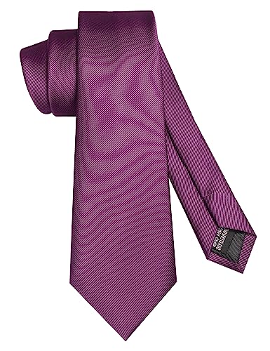 JEMYGINS Schmale Einfarbige Herren krawatte mit einer Vielfalt an Farben - 7cm Lila von JEMYGINS