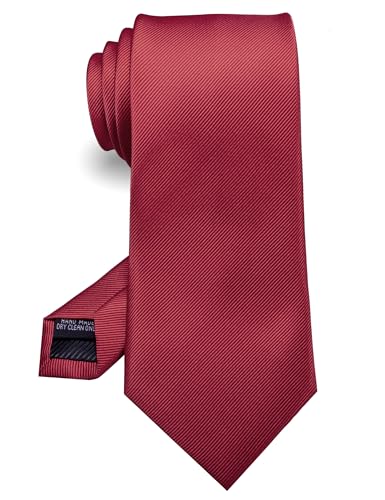 JEMYGINS tiefrot Handgenähte Krawatte for Herren - Arbeit,Party,Vatertag JEMYGINS tiefrot Handgenähte Krawatte for Herren - Arbeit,Party,Vatertag von JEMYGINS