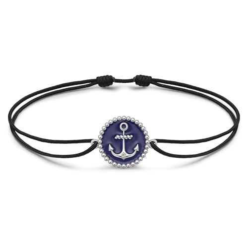 JENDEAR SHINE Fußkettchen für Damen, 925er Sterlingsilber Anker, Verstellbare Handgemachte Seilkette, Niedlicher Sommer Strand Schmuck von JENDEAR SHINE