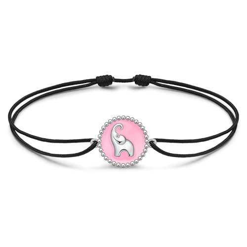 JENDEAR SHINE Elefant Fußkettchen für Damen, 925er Sterlingsilber, Verstellbare Handgemachte Seilkette, Niedlicher Sommer Strand Fußkettchen Schmuck von JENDEAR SHINE