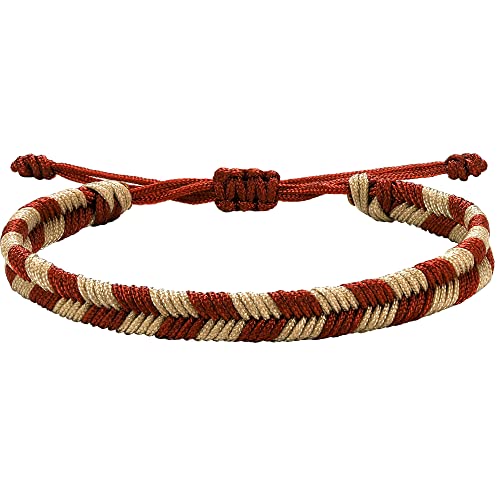 JENDEAR SHINE Geflochtenes Seil Armband für Herren, Verstellbares Handgeflochtenes Kariertes Armband, Geschenk für Herren. JENDEAR SHINE Geflochtenes Seil Armband für Herren, Verstellbares Handgeflochtenes Kariertes Armband, Geschenk für Herren. von JENDEAR SHINE